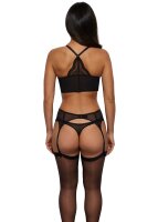 Gossard Lace Strumpfgürtel Black