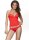 Gossard Egoboost Push-Up Tankini Sunset Red