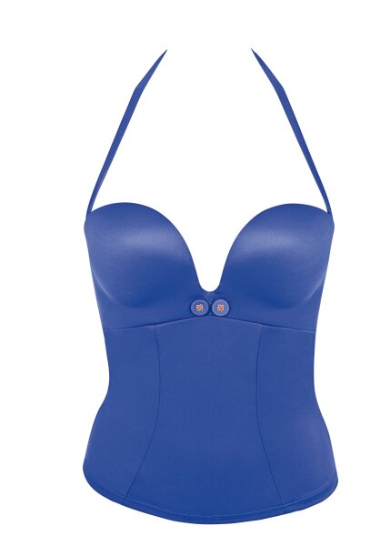 Gossard Egoboost Push-Up Tankini Riveria Blue