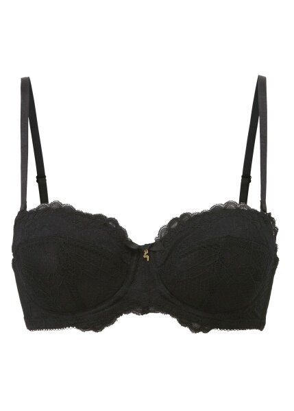 Gossard Lace Trägerloser Push-Up BH Black 75 G