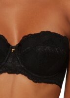 Gossard Lace Trägerloser Push-Up BH Black 75 G