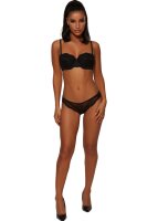 Gossard Lace Trägerloser Push-Up BH Black 75 G