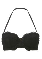 Gossard Lace Trägerloser Push-Up BH Black 75 G