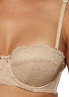 Gossard Lace Trägerloser Push-Up BH Nude 65 F