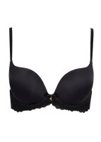 Gossard Lace T-Shirt Push-Up BH Black