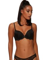 Gossard Lace T-Shirt Push-Up BH Black