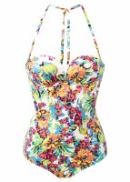 Gossard Hot Tropic Push-Up Badeanzug Print