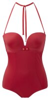 Gossard Swimwear Retro Button Plunge Push-Up BH Badeanzug...