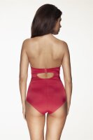 Gossard Swimwear Retro Button Plunge Push-Up BH Badeanzug Red