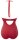 Gossard Swimwear Retro Button Plunge Push-Up BH Badeanzug Red