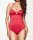 Gossard Swimwear Retro Button Plunge Push-Up BH Badeanzug Red