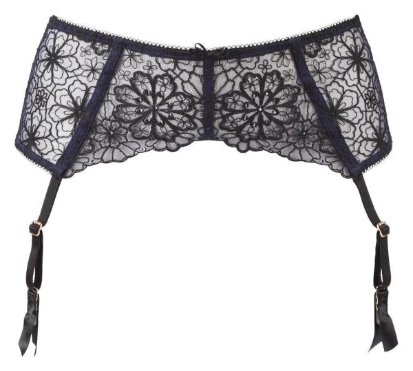 Gossard VIP Graphic Floral Strumpfgürtel Twillight Blue