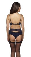 Gossard VIP Graphic Floral Strumpfgürtel Twillight Blue