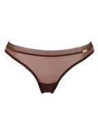 Gossard Glossies String Rich Brown XL