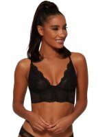 Gossard Lace Longline V-Bügel BH mit Frontverschluss Black