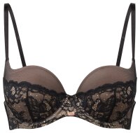 Gossard Super Smooth Glamour Lace Push-Up BH Black/Nude