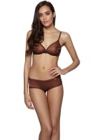 Gossard Glossies Moulded BH Rich Brown 65 C