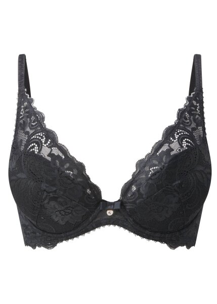 Gossard Gypsy Tiefer "V" Push-Up BH Black