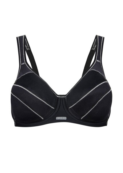 Berlei Sport Full Support Sport Bügel BH Black 70 E