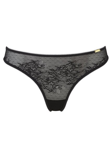 Gossard Glossies Lace String Black