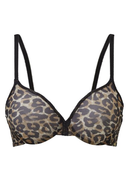 Gossard Glossies Leopard Moulded BH Animal Print