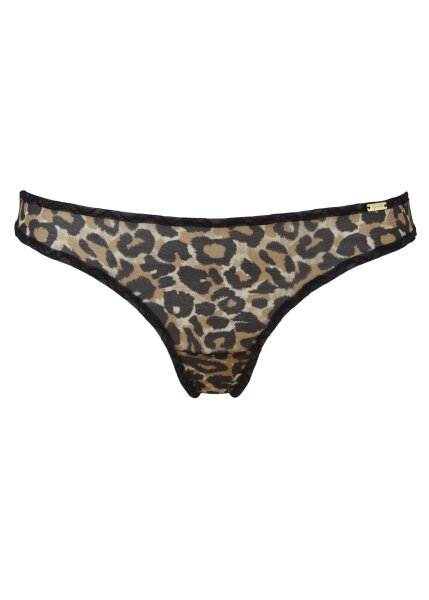 Gossard Glossies Leopard String Animal Print