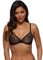 Gossard Glossies Lace Moulded BH Black 70 C