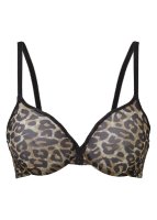 Gossard Glossies Leopard Moulded BH Animal Print 80 D