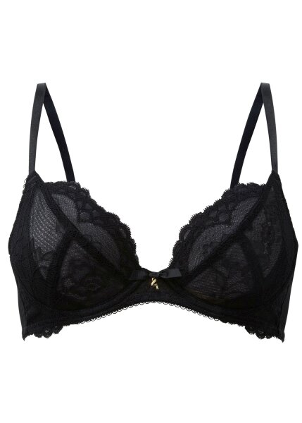 Gossard Lace Plunge Bügel BH Black
