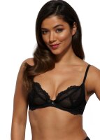 Gossard Lace Natural Push-Up BH Black