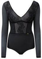 Gossard Glossies Lace Langarm Body Black L