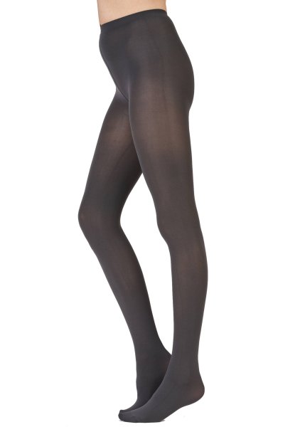 Pretty Polly Premium Opaques 60D 3D Opaque Tights Charcoal ML