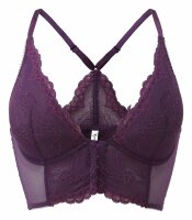 Gossard Lace Longline V-Bügel BH mit Frontverschluss...