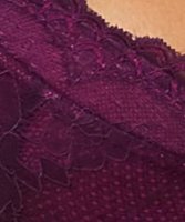 Gossard Lace Longline V-Bügel BH mit Frontverschluss Purple