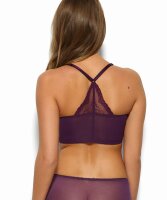 Gossard Lace Longline V-Bügel BH mit Frontverschluss Purple