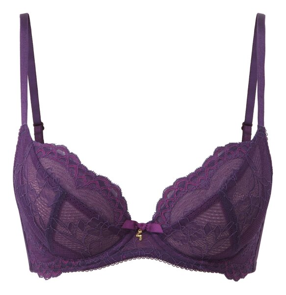 Gossard Lace Natural Push-Up BH Purple