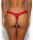 Gossard Glossies Lace String Lipstick Red