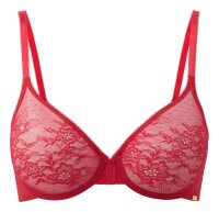 Gossard Glossies Lace Moulded BH Lipstick Red 75 A