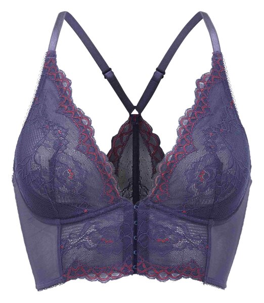 Gossard Lace Longline V-Bügel BH mit Frontverschluss Eclipse