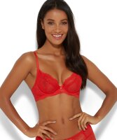 Gossard Lace Natural Push-Up BH Chilli Red