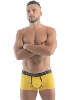 Geronimo Erotic Push or Zipp Boxer mit Reißverschluss Yellow
