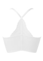 Gossard Lace Longline V-Bügel BH mit Frontverschluss White 65 E