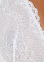 Gossard Lace Longline V-Bügel BH mit Frontverschluss White 65 E
