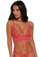 Gossard Lace Longline BH mit Frontverschluss Cinnamon