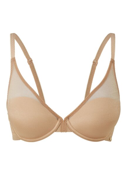 Gossard Glossies Halbgefütterter Triangel BH Nude