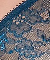 Gossard Glossies Lace Moulded BH Teal