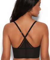 Gossard Sheer Seduction Longline BH mit Frontverschluss Black