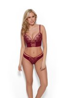 Gossard VIP Romanchic Push-Up Longline BH Bordeaux