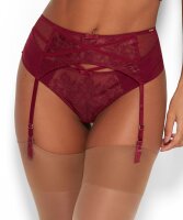 Gossard VIP Romanchic Strumpfgürtel Bordeaux