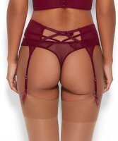 Gossard VIP Romanchic Strumpfgürtel Bordeaux